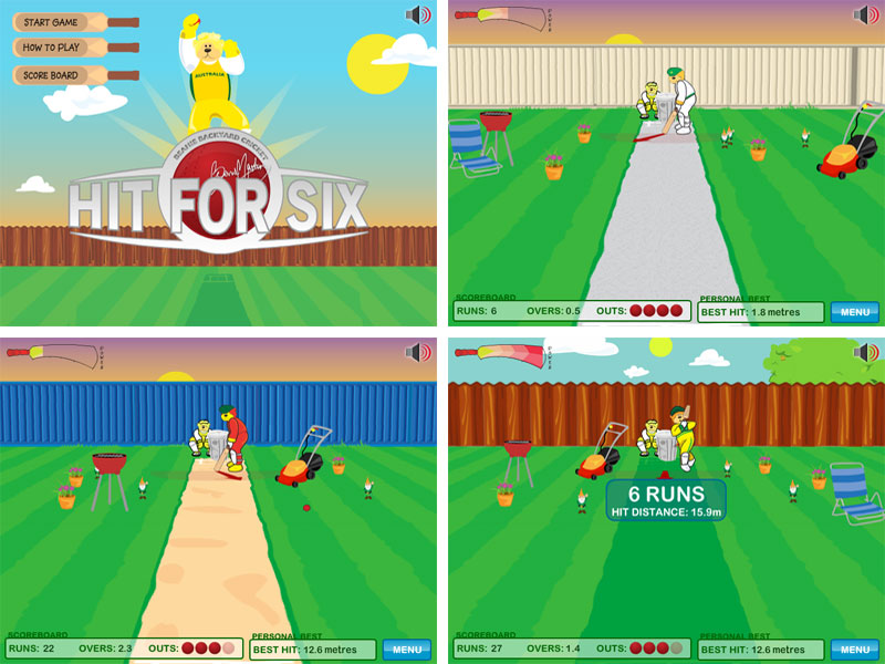 Backyard Cricket Flash Game