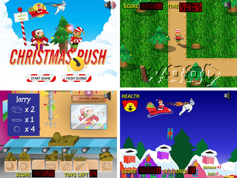 Christmas Rush Flash Games