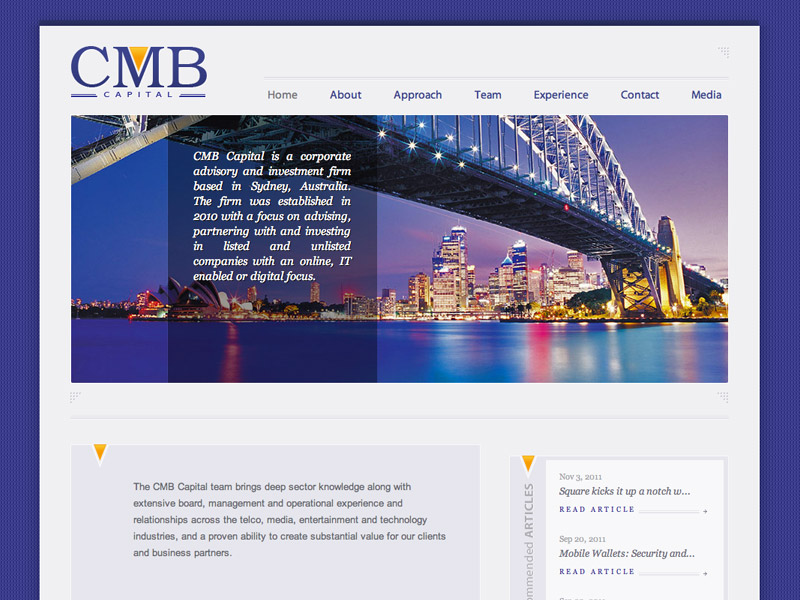 CMB Capital - Capital Raising, Mergers, Acquisitions, Investment