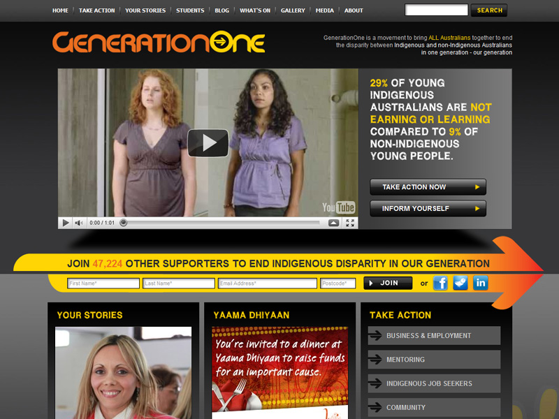 GenerationOne Website