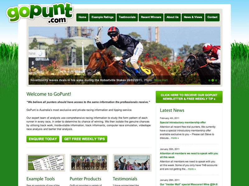 Go Punt - Horse Racing Information and Tipping Services