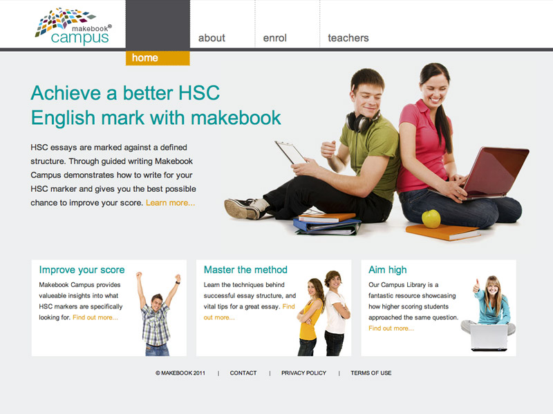 Makebook Campus Website