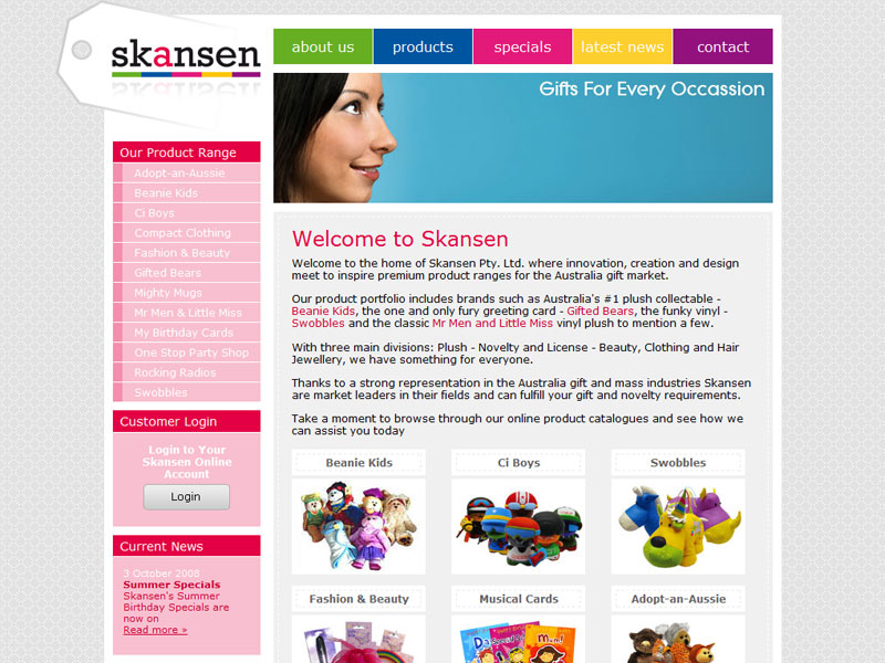 Skansen Corporate Website