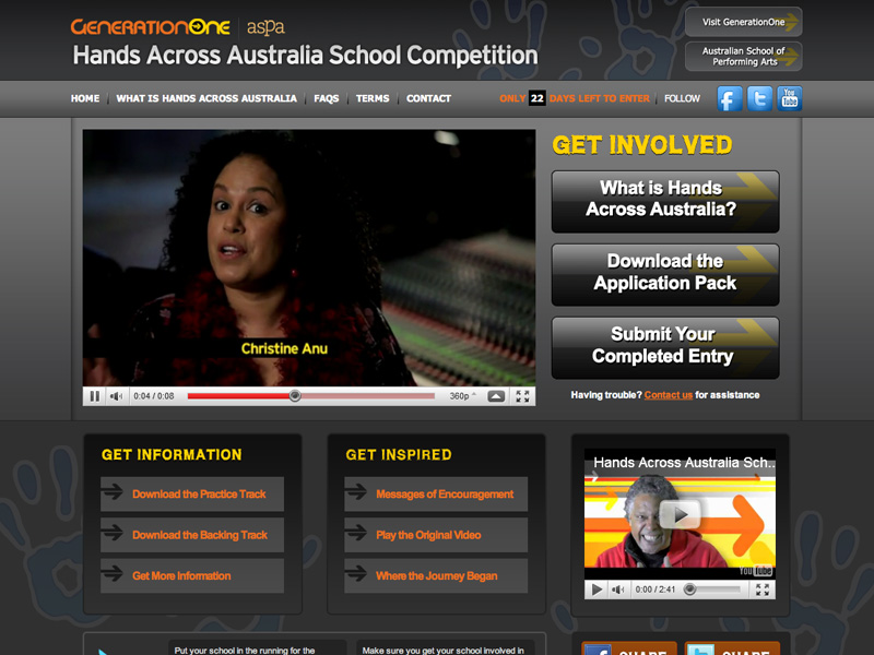 Hands Across Australia School Comp